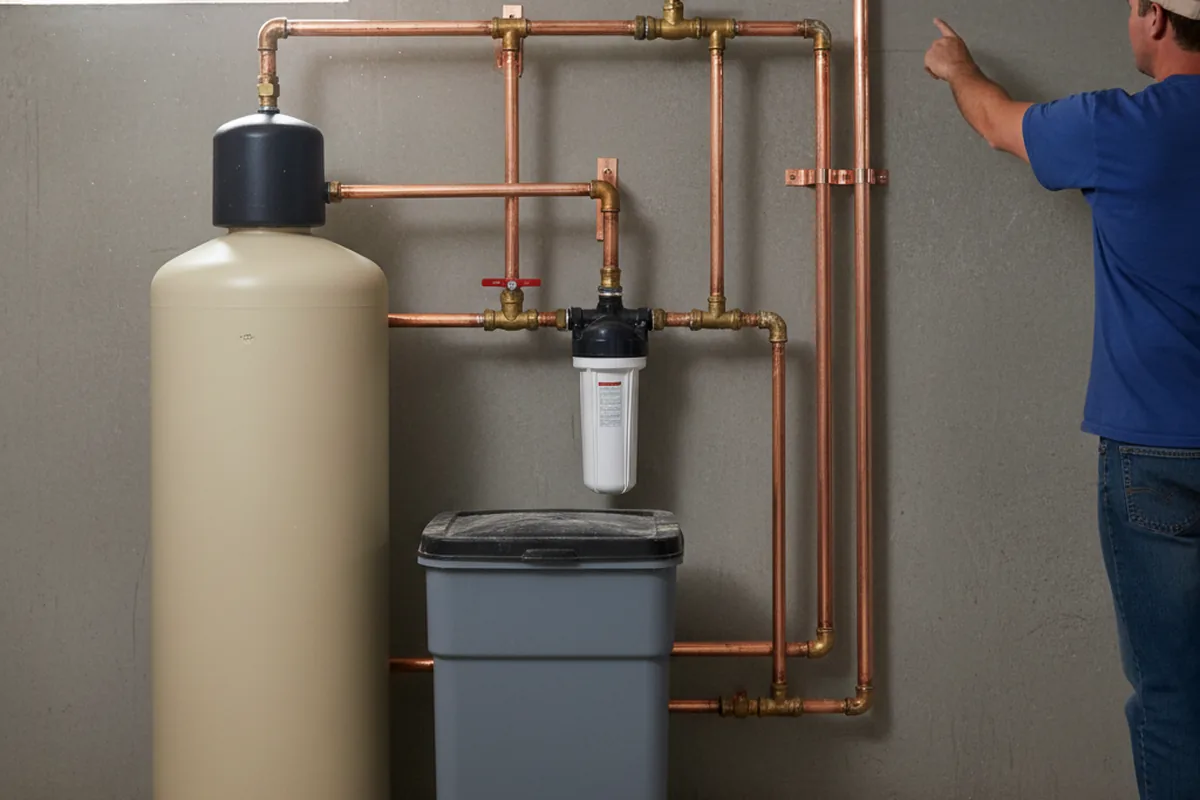 Whole-house water treatment system installed in Leesville